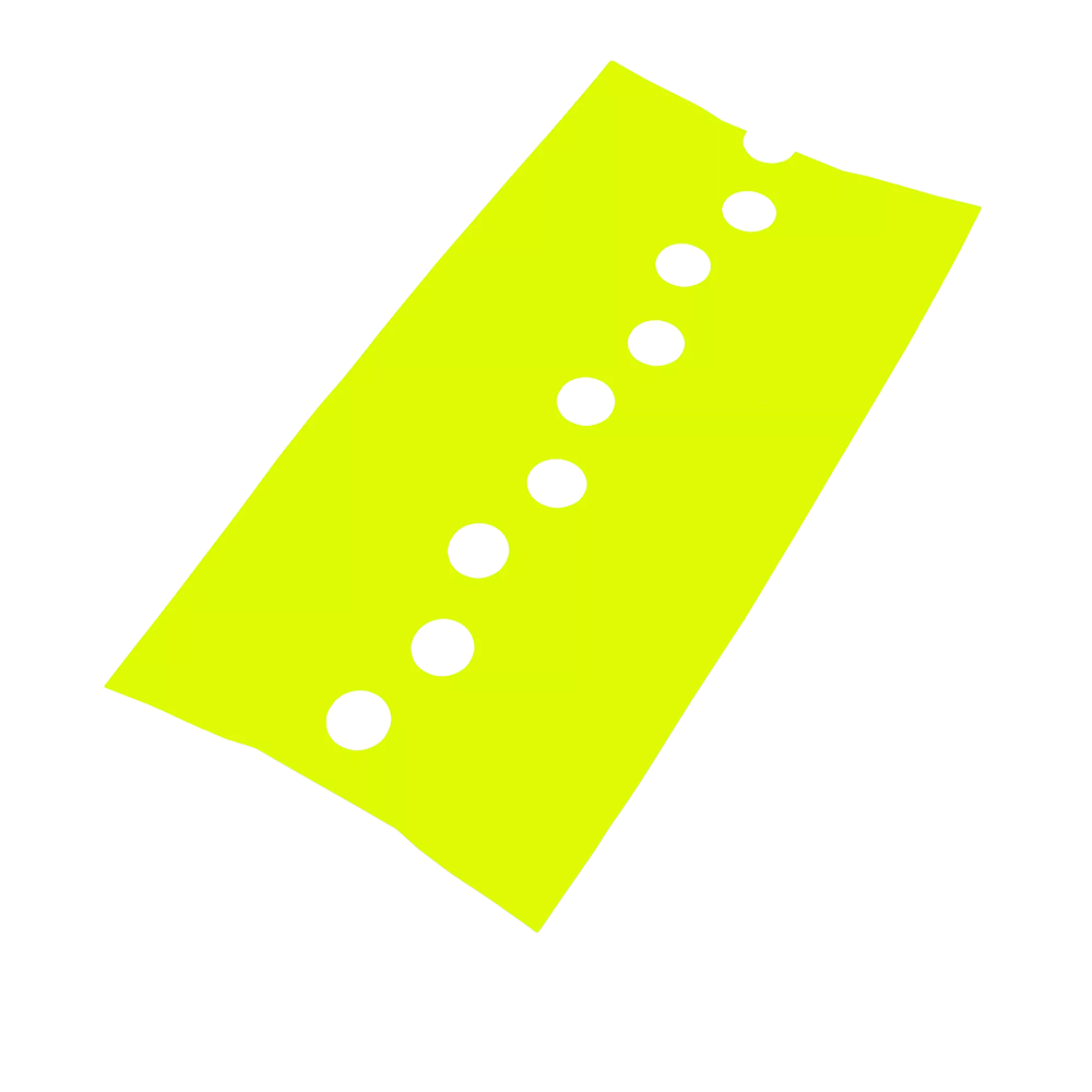 Autocollants pour jantes bicolores fluo