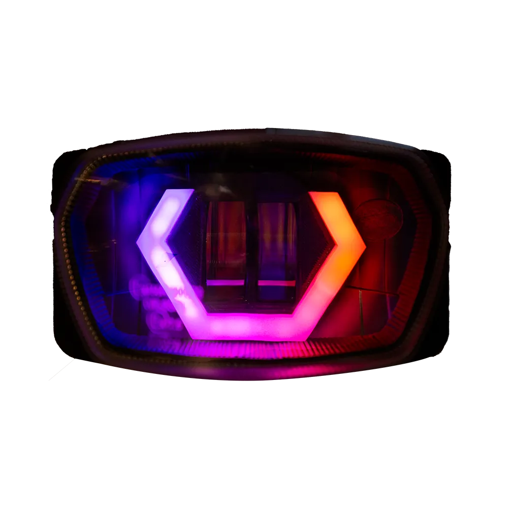 Sechseckiger V-FACE RGB-LED-Scheinwerfer