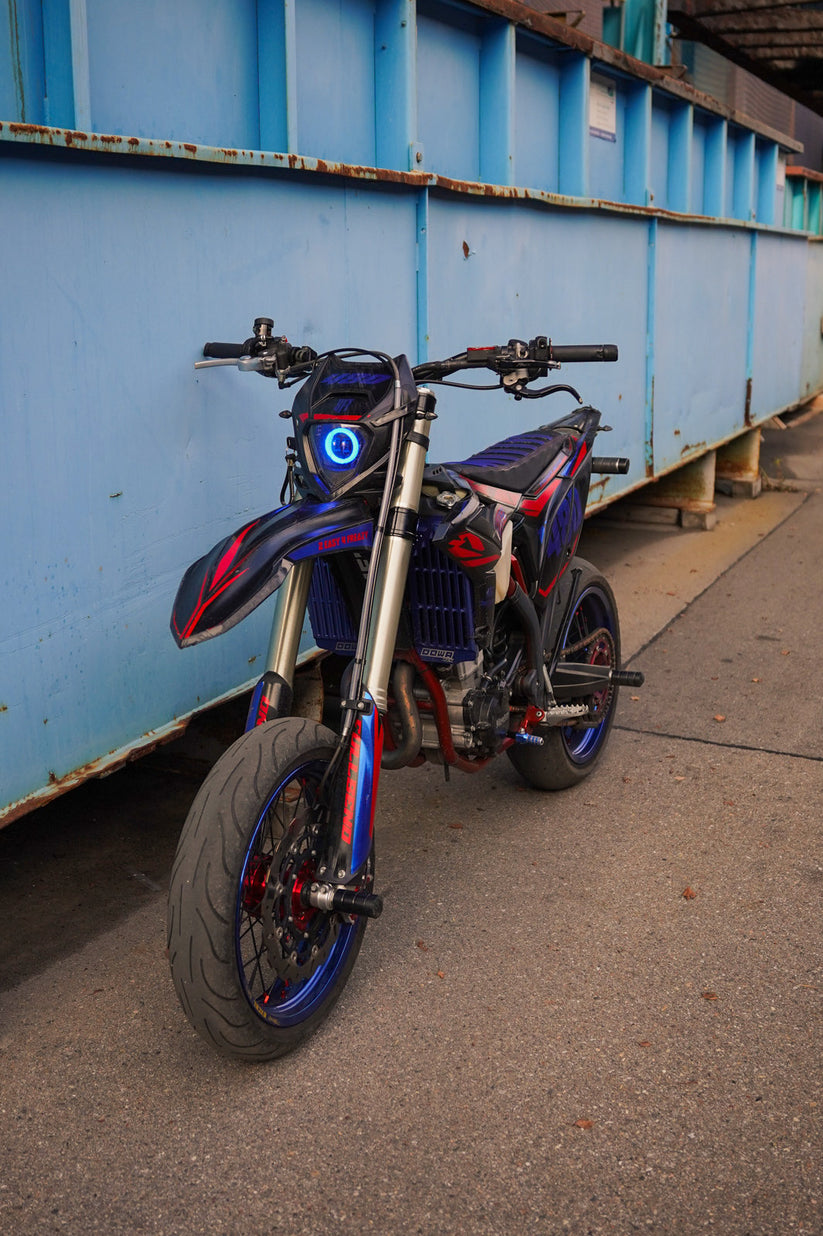Angel Eye LED Headlight BETA – GHOSTMOTARD