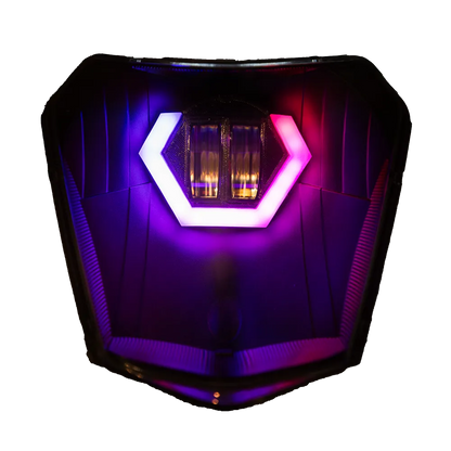 Phare LED RGB Hexagon KTM