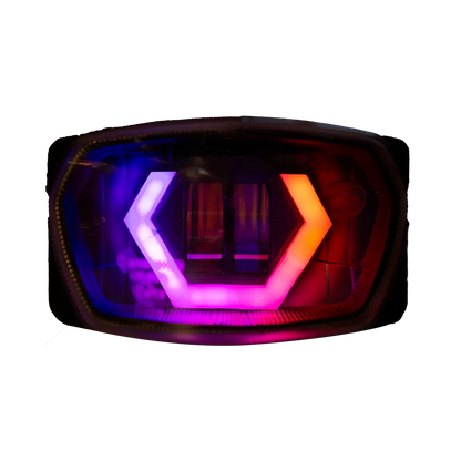 Phare LED RGB Hexagon V-FACE